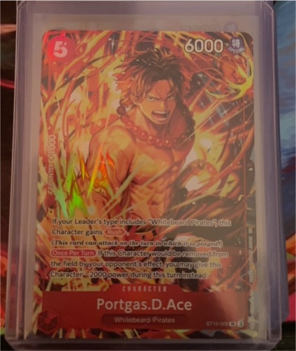 Portgas.D.Ace (Illustration Box Vol.5) ST15-005 One Piece Promotion Cards Foil — front