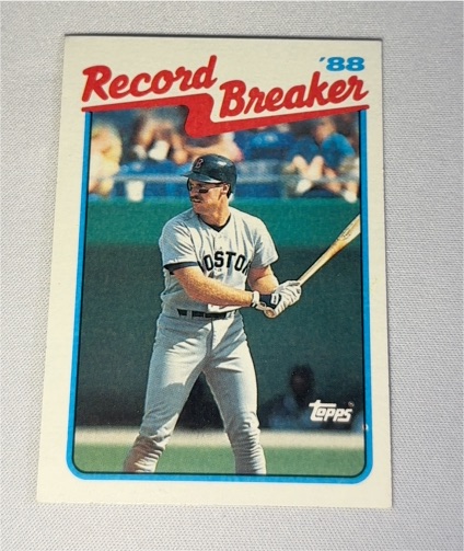 1989 Topps #2 Wade Boggs Record Breaker — front