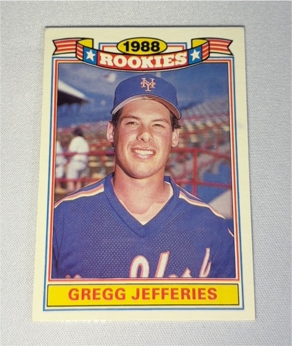 1989 Topps 1988 Rookies #13 Gregg Jefferies — front