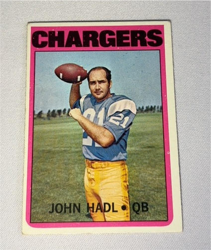 1972 Topps #15 John Hadl — front