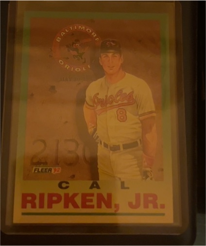 1992 Fleer #711 Cal Ripken, Jr. — front