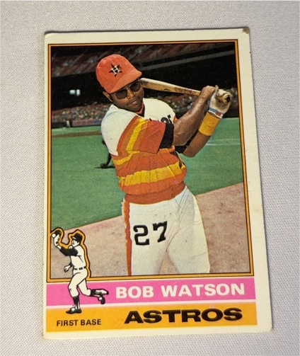 1976 Topps #20 Bob Watson — front