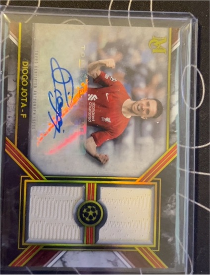 2023-24 Topps Museum Collection UEFA Champions League Diogo Jota #TO-DJ — front