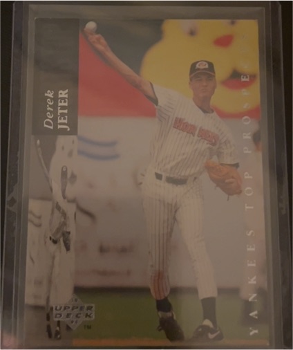 1993 Upper Deck #185 Derek Jeter Yankees Top Prospect — front