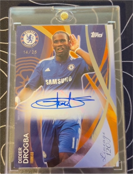 2024 Topps Lineage Chelsea #14/25 Didier Drogba — front