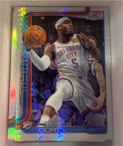 2025-26 Topps Chrome #177 Luguentz Dort — front