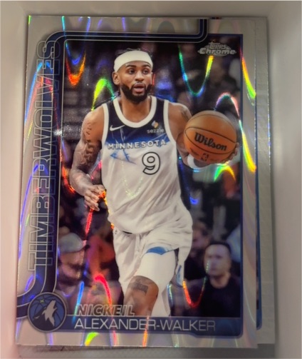 2025-26 Topps Chrome #193 Nickeil Alexander-Walker — front