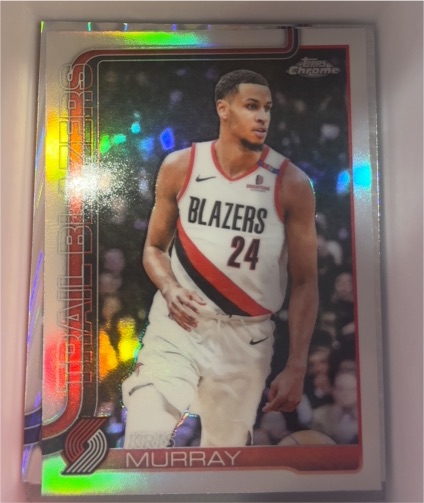 2025-26 Topps Chrome #217 Kris Murray — front