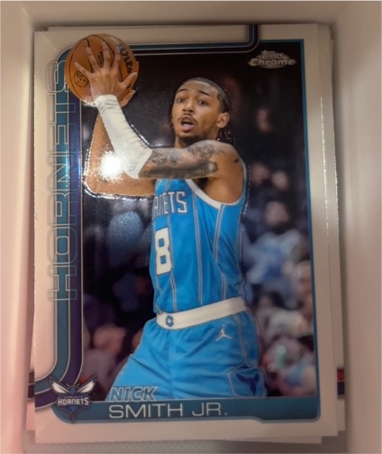 2025-26 Topps Chrome #26 Nick Smith Jr. — front