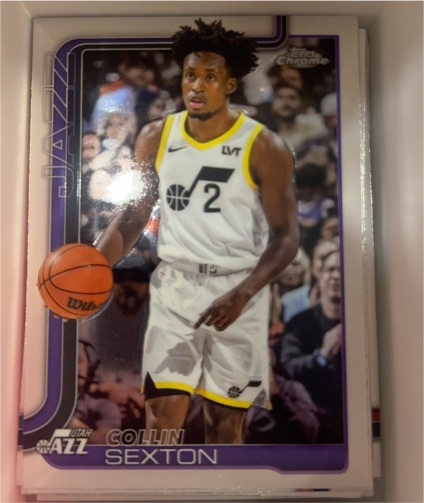 2025-26 Topps Chrome #210 Collin Sexton — front