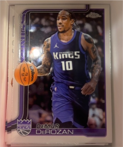 2025-26 Topps Chrome #240 DeMar DeRozan — front