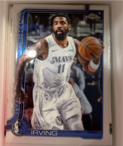 2025-26 Topps Chrome #40 Kyrie Irving — front