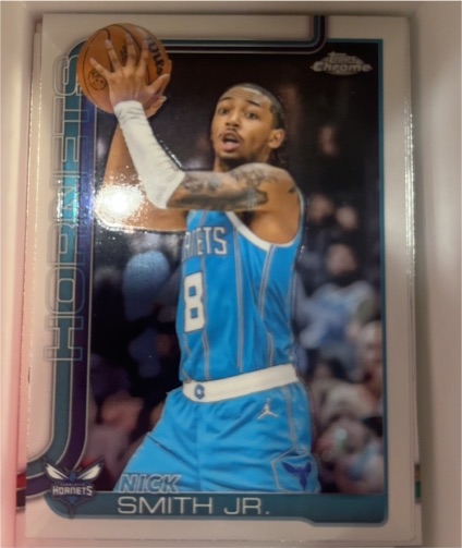 2025-26 Topps Chrome #26 Nick Smith Jr. — front