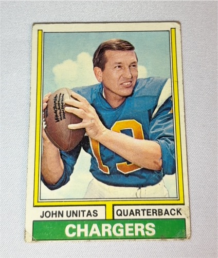 1974 Topps #150 John Unitas — front
