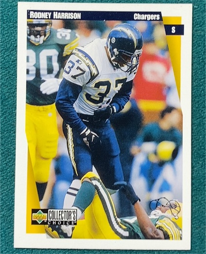 1997 Upper Deck Collector's Choice #S Rodney Harrison — front