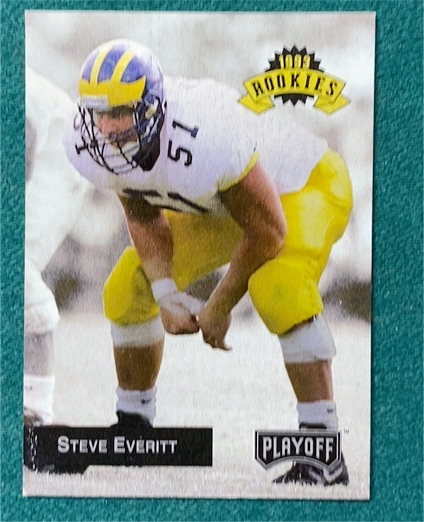 1993 Playoff #301 Steve Everitt — front