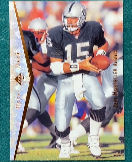 1995 Upper Deck SP #159 Jeff Hostetler — front