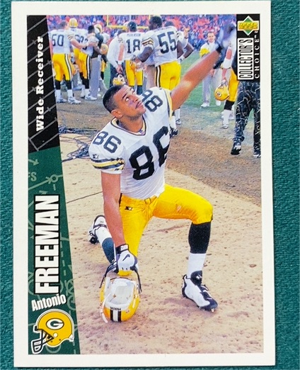 1996 Upper Deck Collector's Choice #208 Antonio Freeman — front