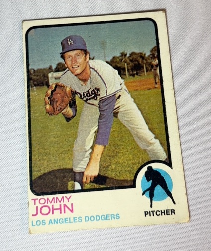1973 Topps #258 Tommy John — front