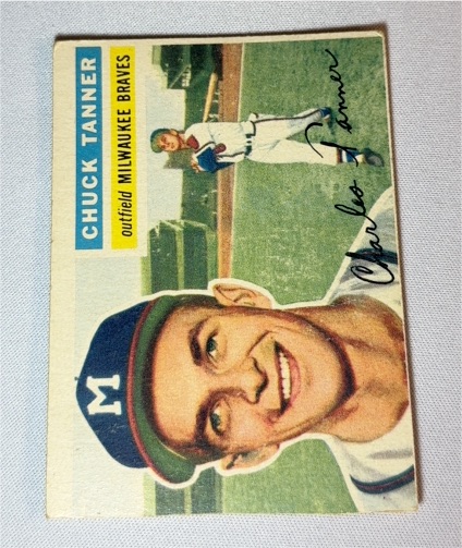 1956 Topps #69 Chuck Tanner — front