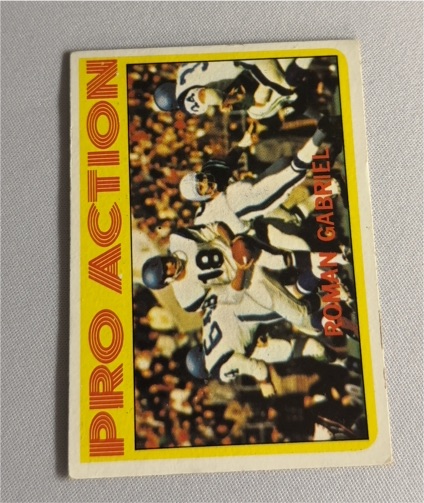 1972 Topps #128 Roman Gabriel — front