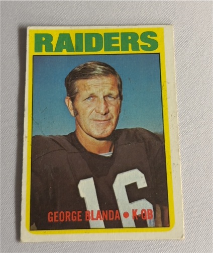 1972 Topps #235 George Blanda — front