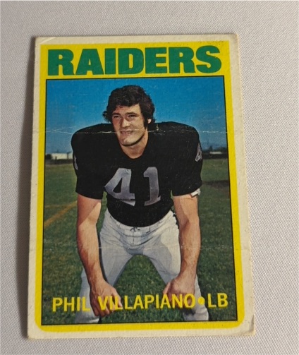 1972 Topps #108 Phil Villapiano — front