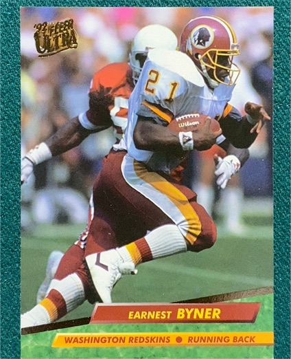 1992 Fleer Ultra #399 Earnest Byner — front