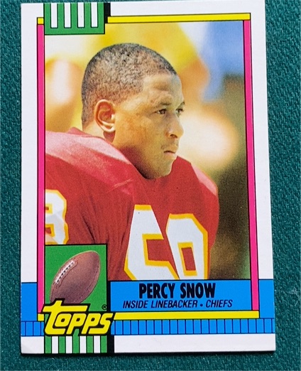 1990 Topps Traded #46T Percy Snow — front