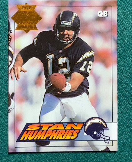 1994 Collector's Edge Pop Warner #172 Stan Humphries — front
