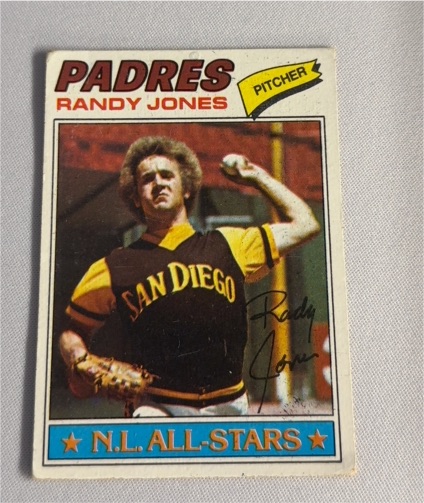 1977 Topps #550 Randy Jones — front