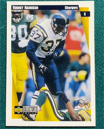 1997 Upper Deck Collector's Choice #S Rodney Harrison — front