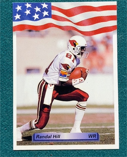 1992 All World #176 Randal Hill — front
