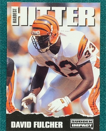 1992 SkyBox Impact #316 David Fulcher — front