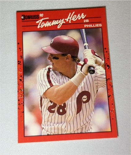1990 Donruss #75 Tommy Herr — front