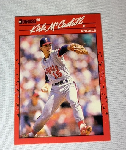 1990 Donruss #170 Kirk McCaskill — front