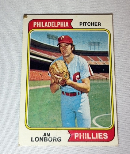 1974 Topps #342 Jim Lonborg — front