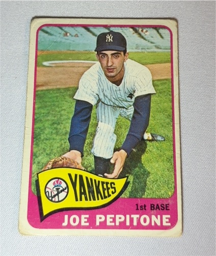 1965 Topps #245 Joe Pepitone — front