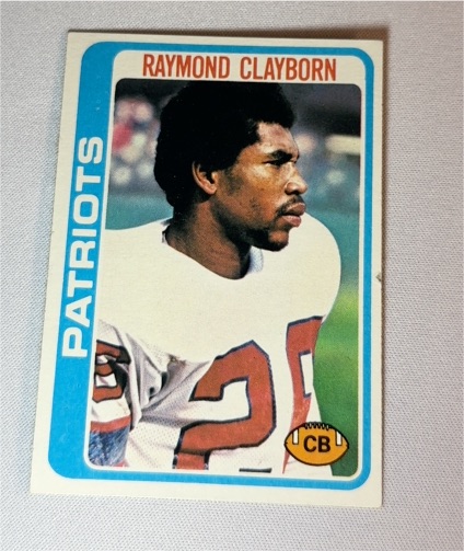1978 Topps Football #158 Raymond Clayborn — front