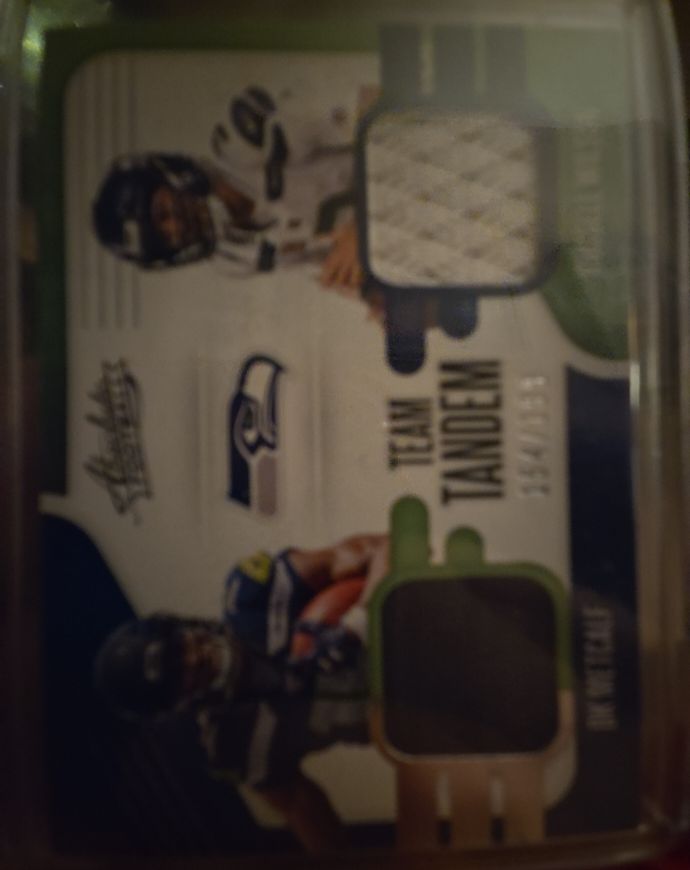 2023 Panini Absolute Ryan Tannehill Derrick Henry Team Tandem Materials Gold #TT-TH — front