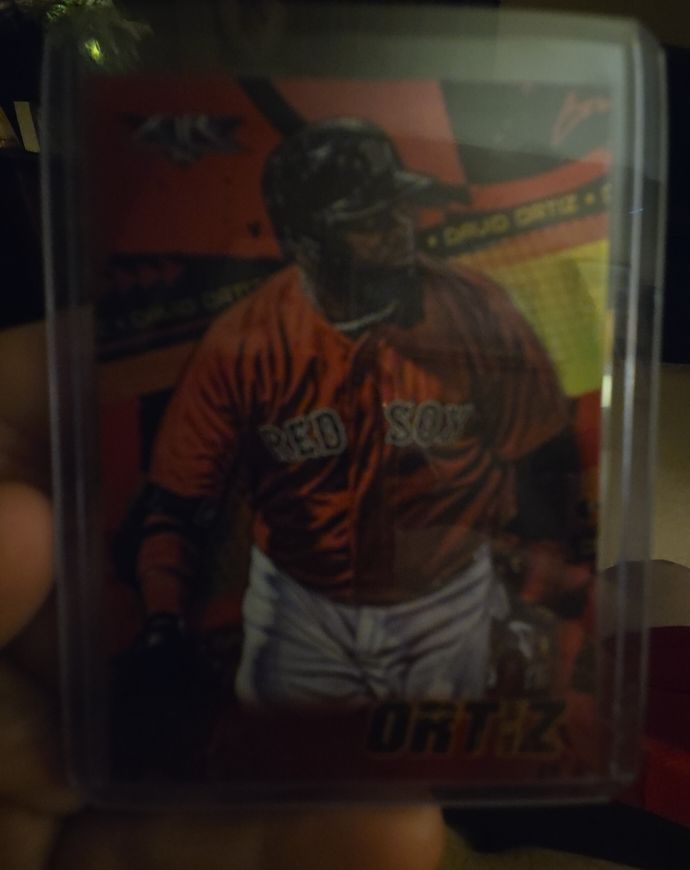 2022 Topps Fire #136 David Ortiz — front