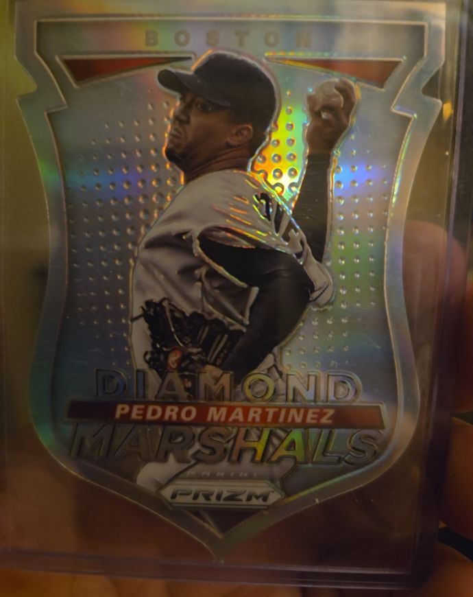 2015 Panini Prizm #17 Pedro Martinez Diamond Marshals — front