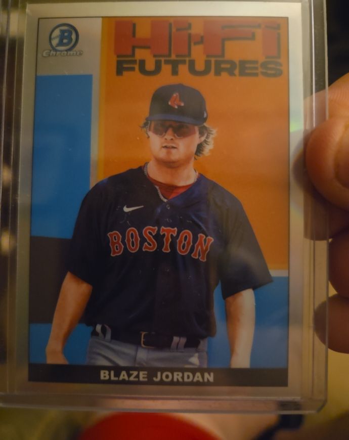 2022 Bowman Chrome #HIFI-16 Blaze Jordan Hi-Fi Futures — front
