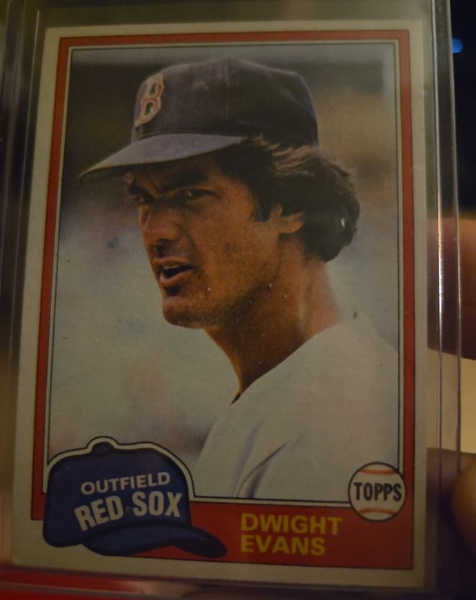 1981 Topps #275 Dwight Evans — front