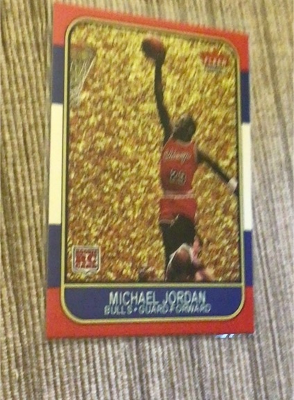 1986-87 Fleer #57 Michael Jordan — front