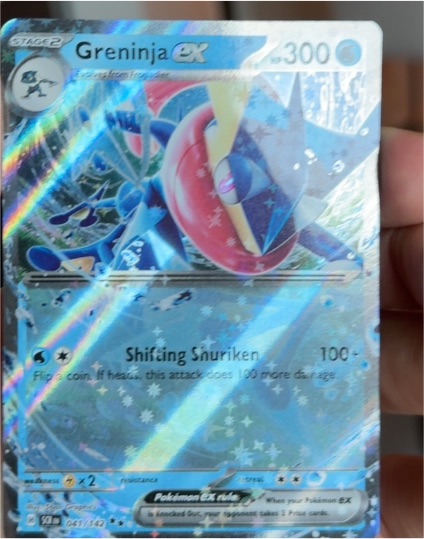 2024 Pokémon TCG SV07: Stellar Crown #041 Greninja ex — front