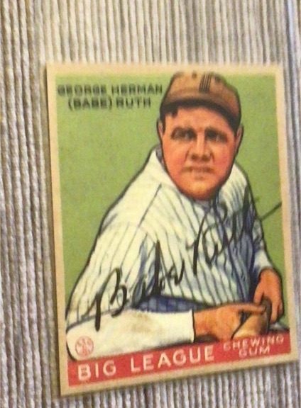 1933 Goudey #181 Babe Ruth — front