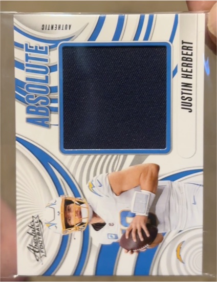 2025 Panini Absolute #AJ-JHT Justin Herbert — front