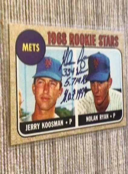 1968 Topps #177 Nolan Ryan Rookie — front