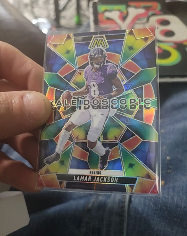 2025 Panini Mosaic #7 Lamar Jackson Kaleidoscopic — front